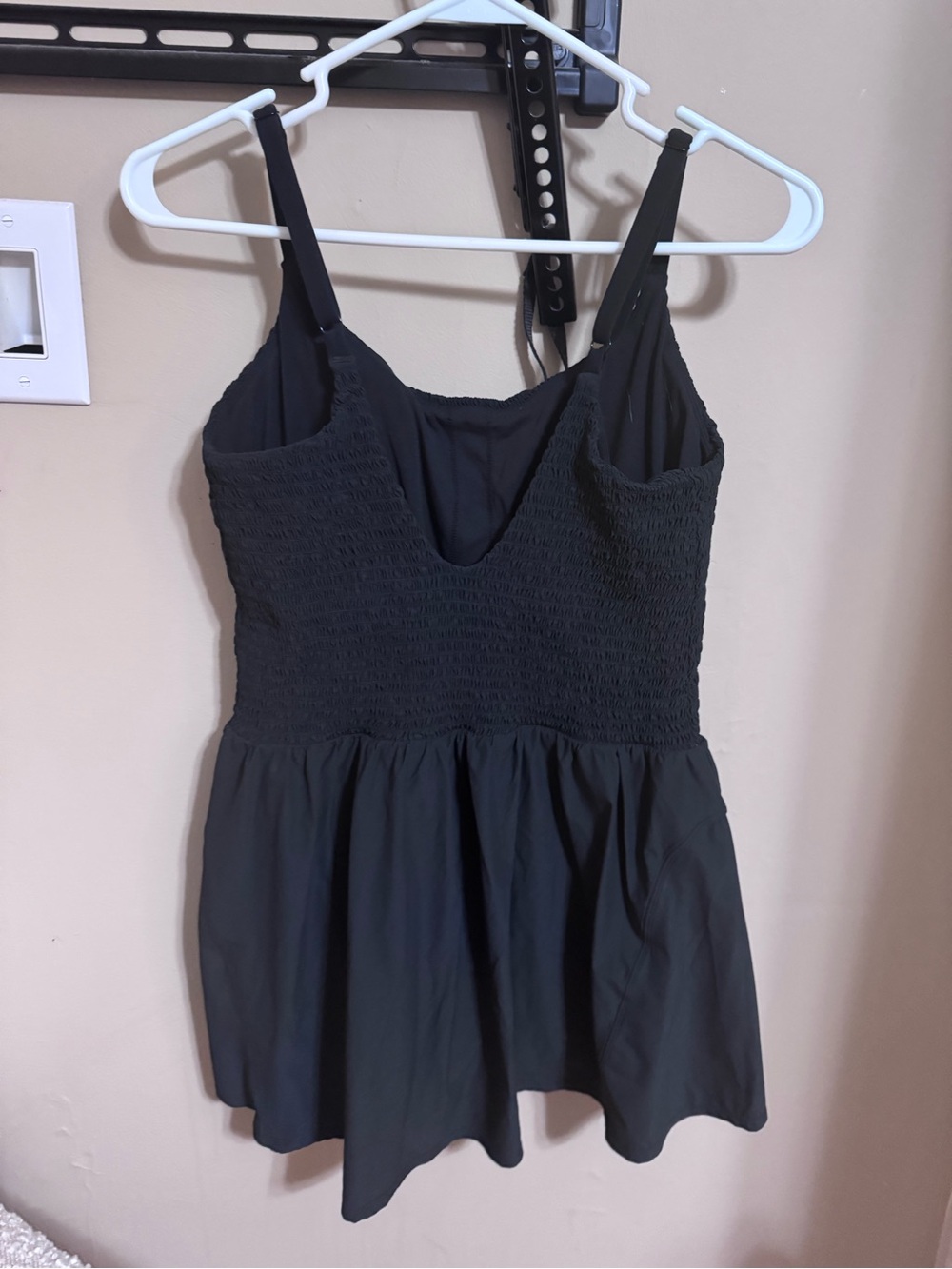 Smocked Black Athletic Dress - Picture 2 of 2